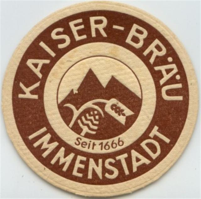 immenstadt oa-by kaiser rund 1a (215-seit 1666-braun)